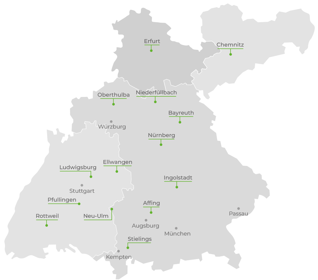 DPZ Standorte